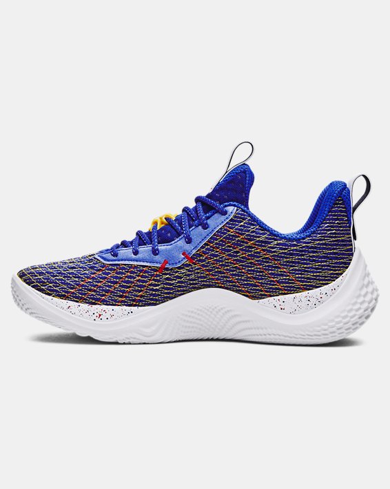 Unisex Curry Flow 10 'Curry-fornia' Basketball Shoes, Blue, pdpMainDesktop image number 1